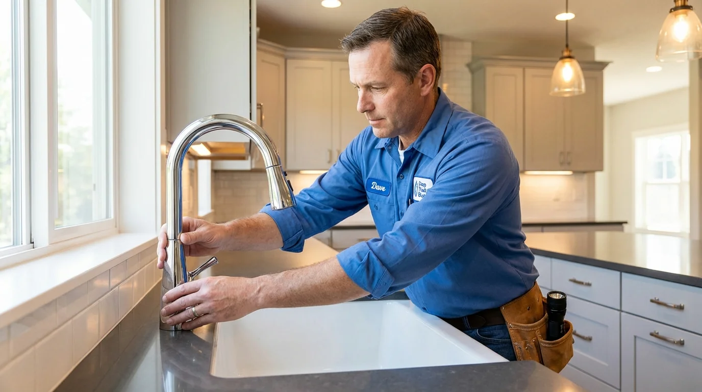 Kitchen faucet installation by Johns Plumbing LLC in Lake City